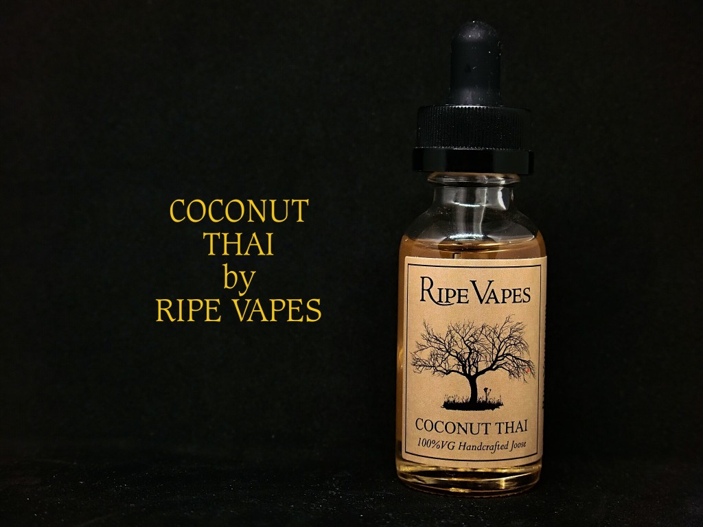 「COCONUT THAI by RIPE VAPES」リキッドレビュー